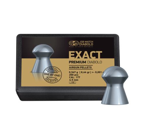 Exact PREMIUM Diabolo 4,52mm /  8,44 Grain / 200 stuks in MATCH BOX / PELLETS ONE BY ONE SELECTED-2740-a